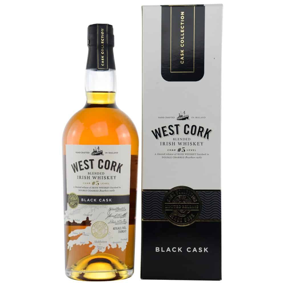 West Cork Black Cask Strength Blended Irish Whiskey 40%-VOL 0,7L