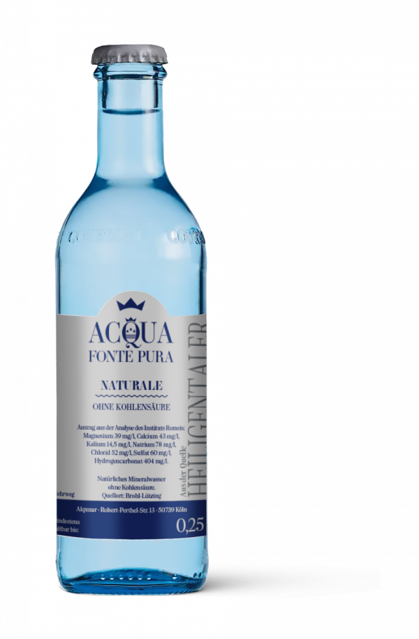 Acqua Fonte Pura Naturale Gastro 24x0,25 L